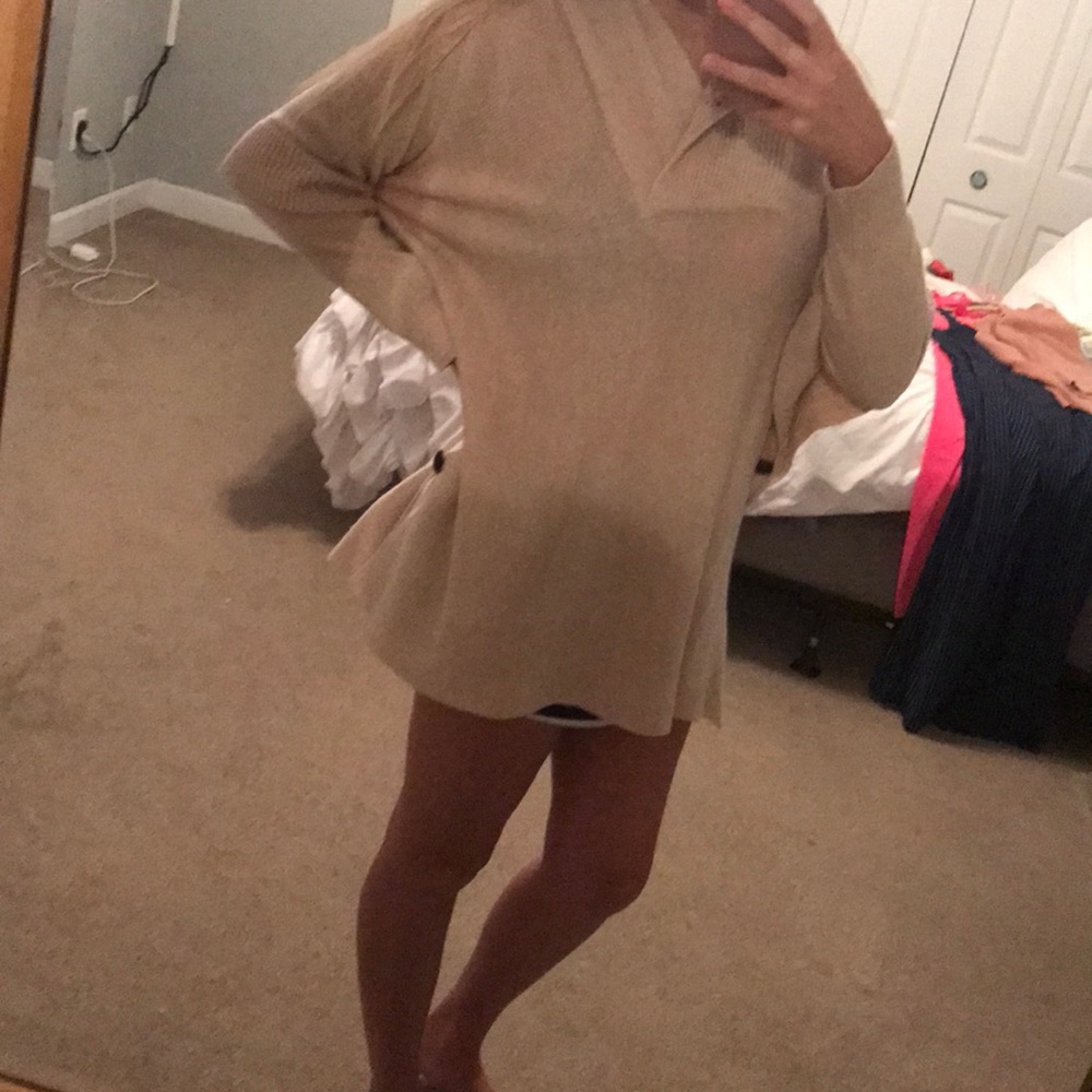 Hooded oversized sweater